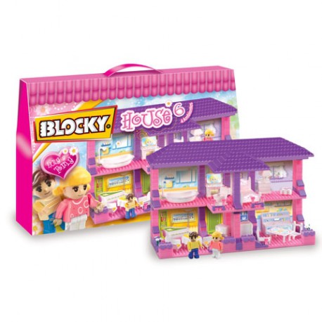 Blocky House 4 Ambientes - 230 Piezas