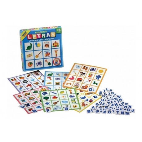 Buscando Letras Bingo infantil Ruibal H483