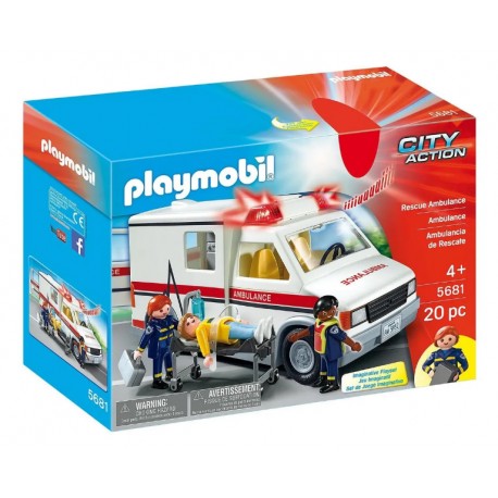 Playmobil Ambulancia Urgencia luz y sonido 5681