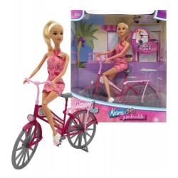 Muñeca Kiara Con Bicicleta Poppi Doll B111