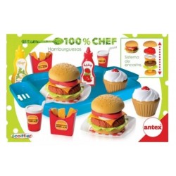 Hamburguesas 100% Chef Comidas Encastre Antex 1146