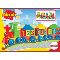Abrick Tren con Bloques de Números y Letras Antex 9062