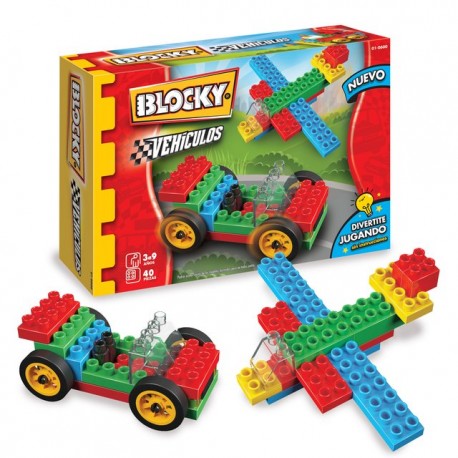 Blocky vehiculos 1 50 piezas 01-0600