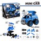 Diy Mini Camion P/ Armar C/ Herramientas Policia Isakito IK0063/4/5/6