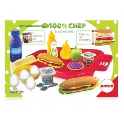 Sandwiches 100% Chef Comidas Encastre Antex 1144