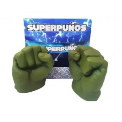Puños Superheroes Guante Gigante Hulk Infantiles Faydi FDGL0447