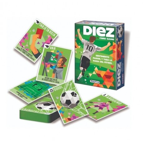 Diez Juego de Cartas Futbol Toyco 19009