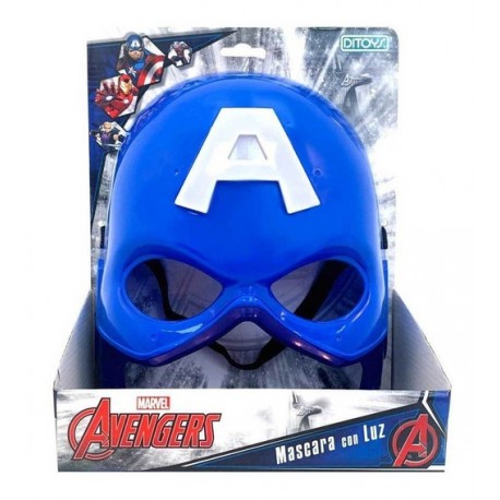 Mascara Con Luz Capitan America Avengers Ditoys 2481