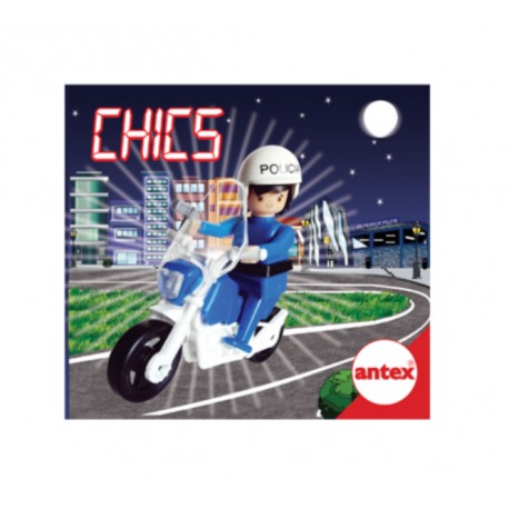 Moto de policia Chics Antex 9909