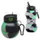 Botella de Silicona Plegable Redonda Footy BOTFTY19