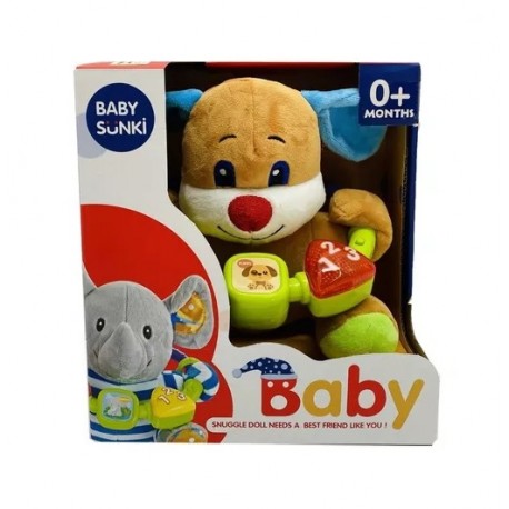 Peluche Perro Abrazo Luz Sonido Baby Sunki 811-3