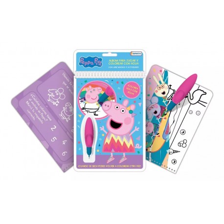 Peppa Pig Aqua Wow Colorea con Agua Arte Tapimovil EPP06348
