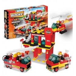 Bloques Blocky Bomberos 70 Piezas 01-0650