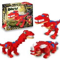 Bloques Rasti Dinos 2 en 1 72 Piezas 01-1096
