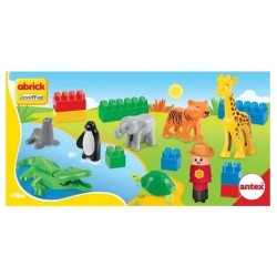 Abrick Set Animales de Selva con bloques Antex 9038