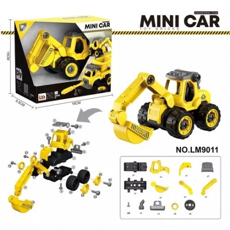 Diy Mini Camion P/ Armar C/ Herramientas Verde Isakito IK0080/1/2/3