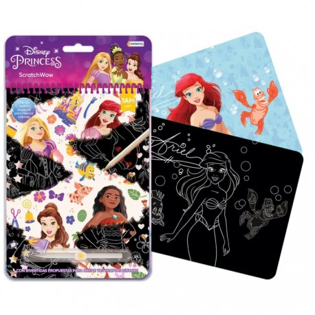Princesas Scratch wow Raspar Colorear Tapimovil DJU00693