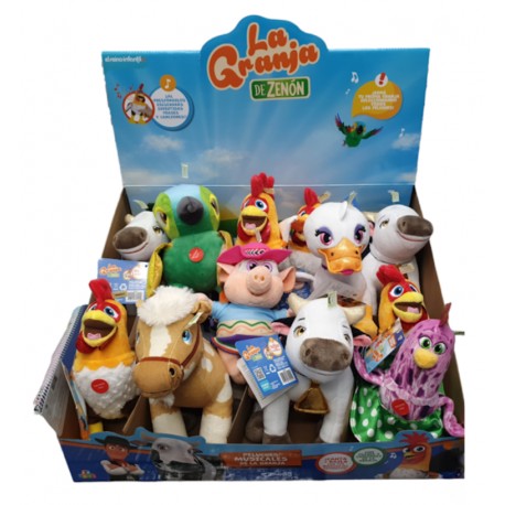 Peluche La Granja de Zenon 20cm C/ Sonido Arbrex 8036