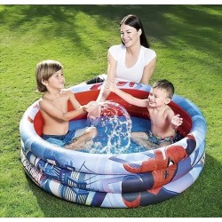 Pileta Inflable 1.22m Spiderman Hombre Araña